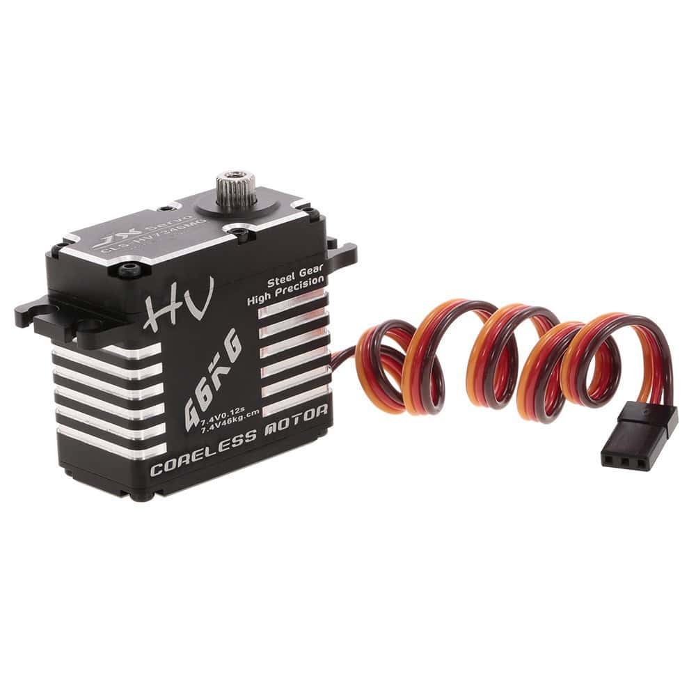 Servo estándar de alto rendimiento de 46 kg JX CLS-HV7346MG