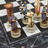 Juego de Ajedrez de la Edad Media de las Cruzadas del Rey