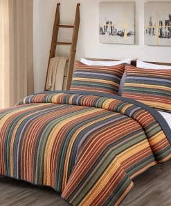 Juego de edredón Chezmoi Collection Avery de 3 piezas con