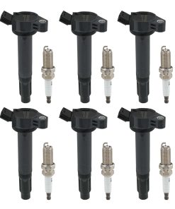 Bobina de Encendido & Bujía de Iridio 6 Piezas Compatible