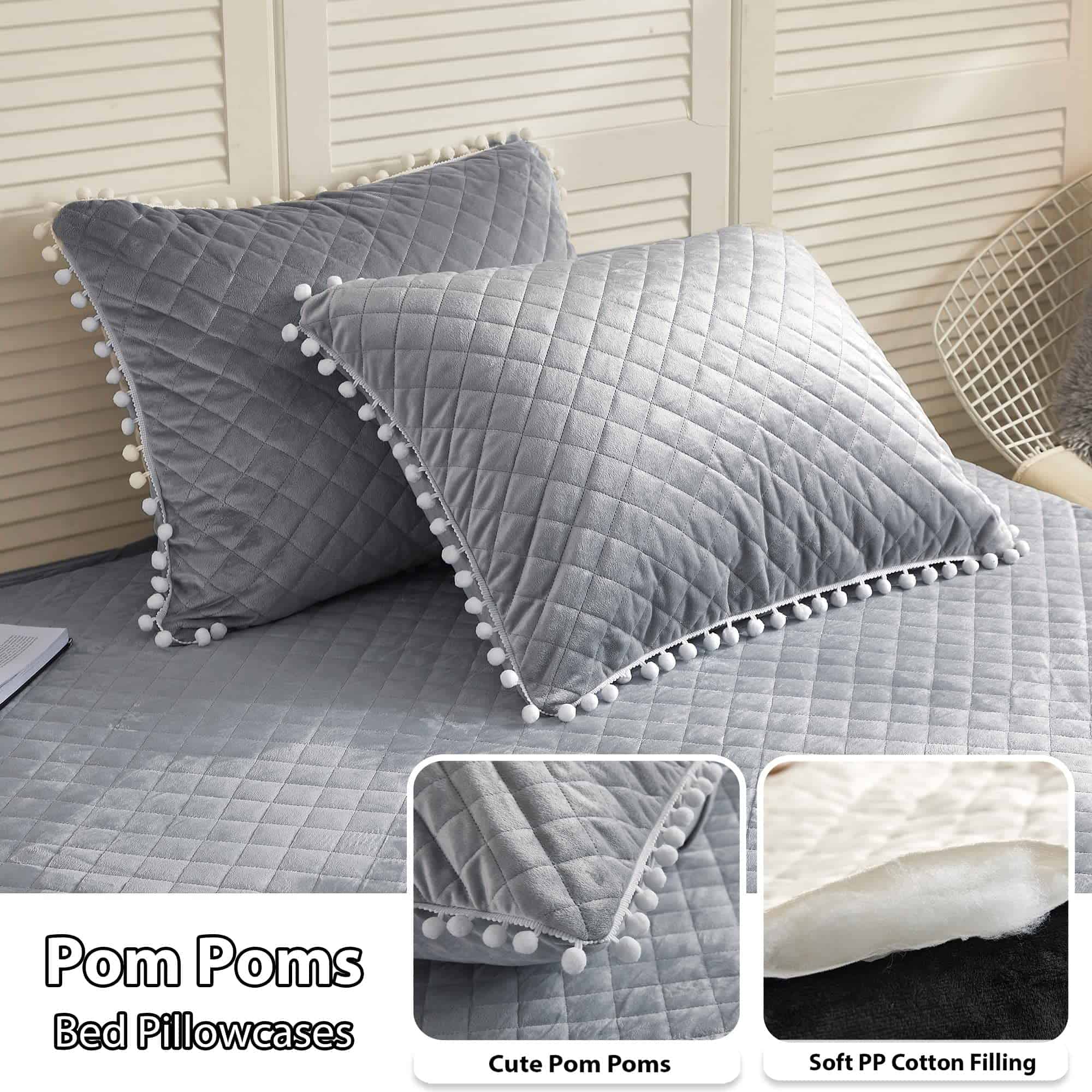 Juego de funda de edredón mullida de lujo LIFEREVO, suave - Imagen 3