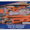 Set de Lanzadores RaptorStrike y FalconFire de Nerf