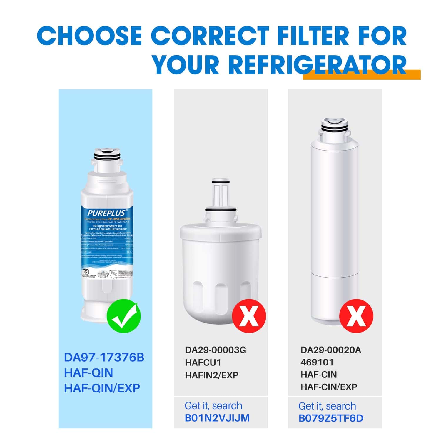 Filtro de Agua de Reemplazo PUREPLUS DA97-17376B para - Imagen 3