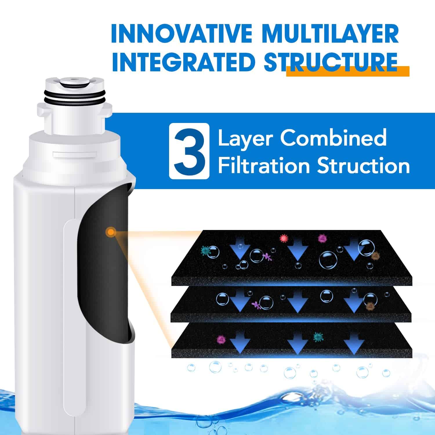 Filtro de Agua de Reemplazo PUREPLUS DA97-17376B para - Imagen 6