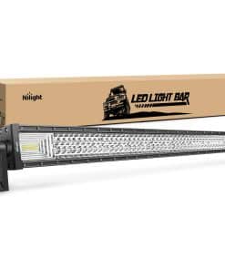 Nilight - Barra de luz LED 42 pulgadas 648W Triple Fila