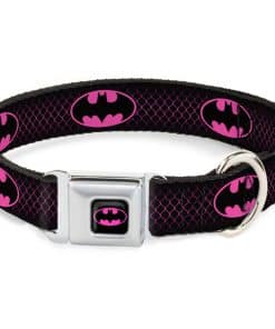 Collar para Perros Batman Negro/Plata Buckle-Down