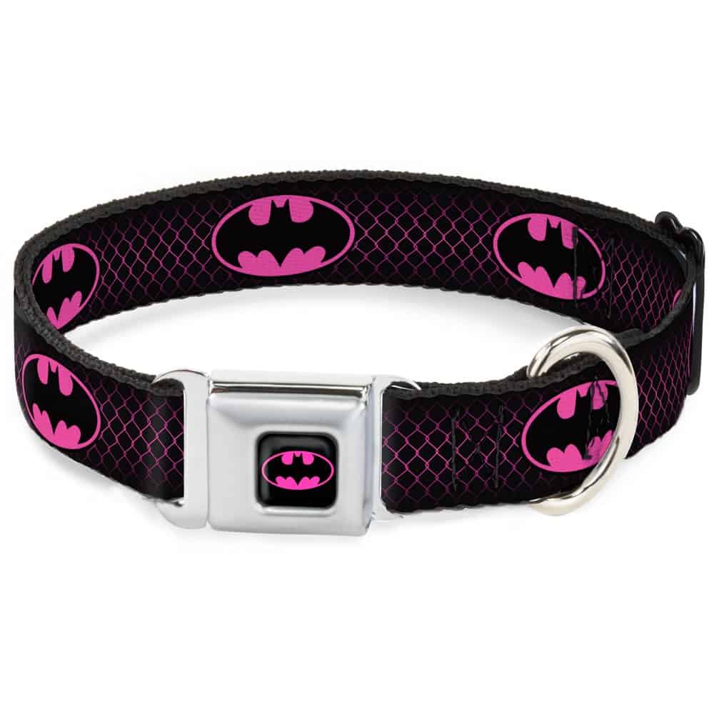 Collar para Perros Batman Negro/Plata Buckle-Down