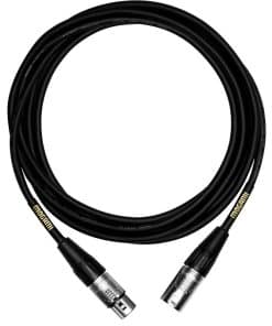 Cable de micrófono XLR Mogami Core Plus de 15 pies