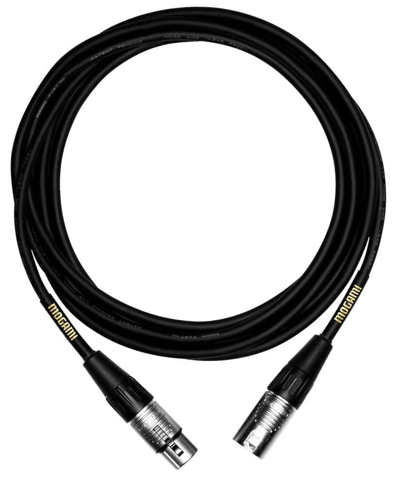 Cable de micrófono XLR Mogami Core Plus de 15 pies