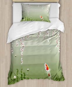 Juego de Funda Nórdica Lunarable Koi Fish, Pintura de Peces