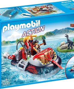 Playmobil Dino Hovercraft con Motor Submarino