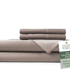 Juego de sábanas para cama California King de 4 piezas de