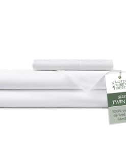 Juego de sábanas de 3 piezas Hotel Sheets -Blanco