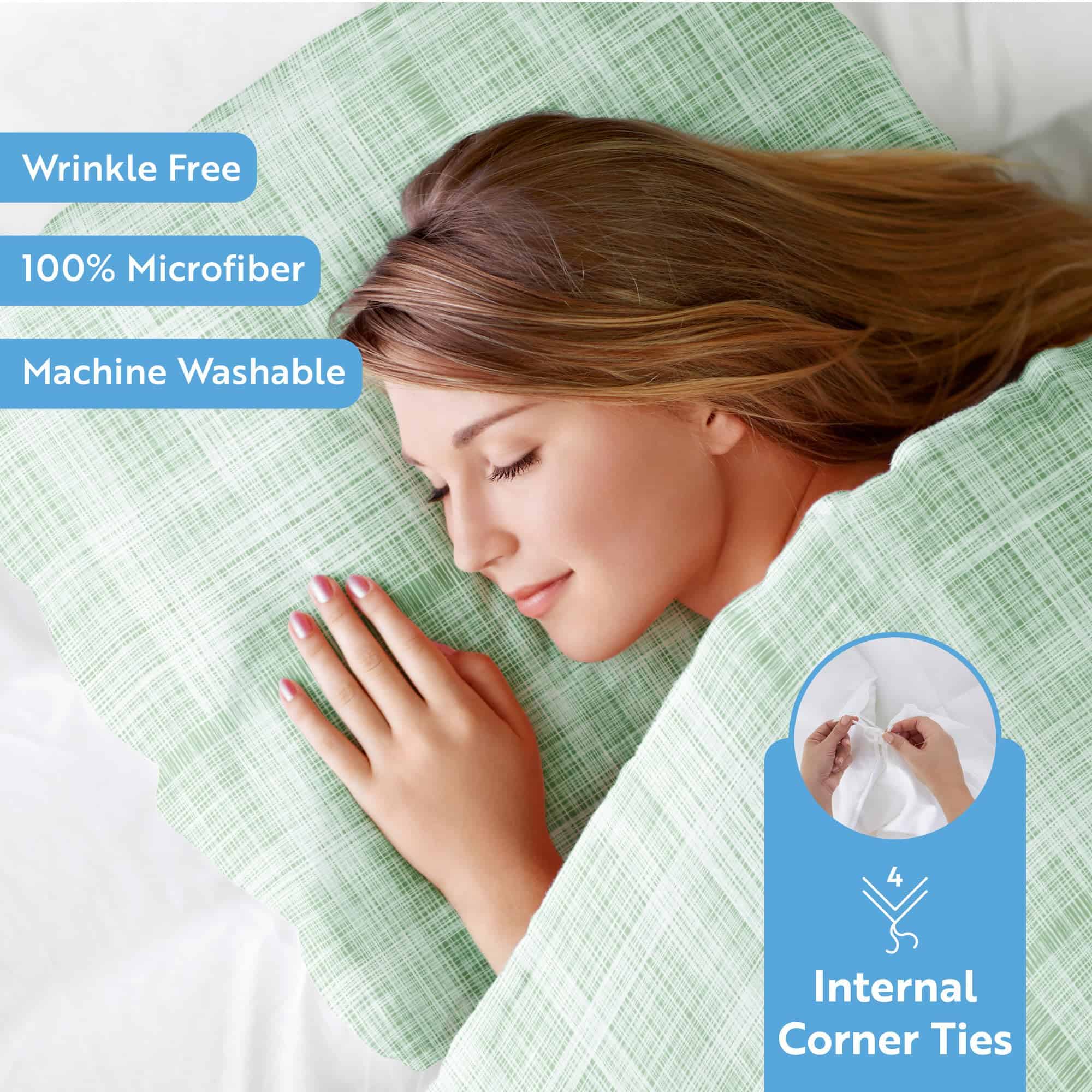 Funda nórdica Linen Market Queen (Bosque) - Experimenta la - Imagen 4