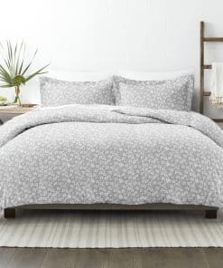 Funda de Edredón Linen Market Queen (Gris) - Experimenta la