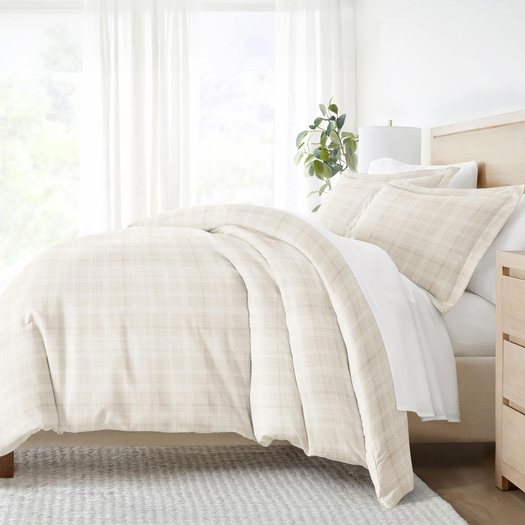 Linen Market Duvet Cover Queen (Ray) - Experimenta una