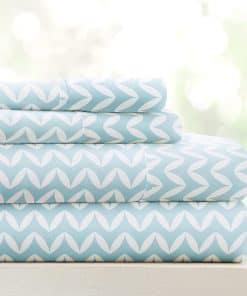 Juego de sábanas de la reina de microfibra cepillada a