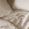 Coyuchi Organic Relaxed Linen Sham - Ropa de Cama Suave y