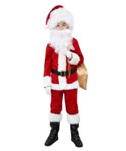 Conjunto de Disfraz de Santa para Niños para Navidad