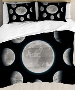 Lunarable Moon Phases Juego de Funda Nórdica, Diseño