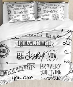 Juego de Funda nórdica de Ambesonne Adventure, Palabras