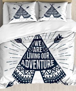 Juego de Funda Nórdica Adventure Ambesonne, Tipis Flechas