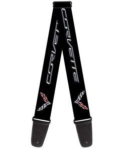 Correa para guitarra Buckle-Down - LOGO CORVETTE/C7