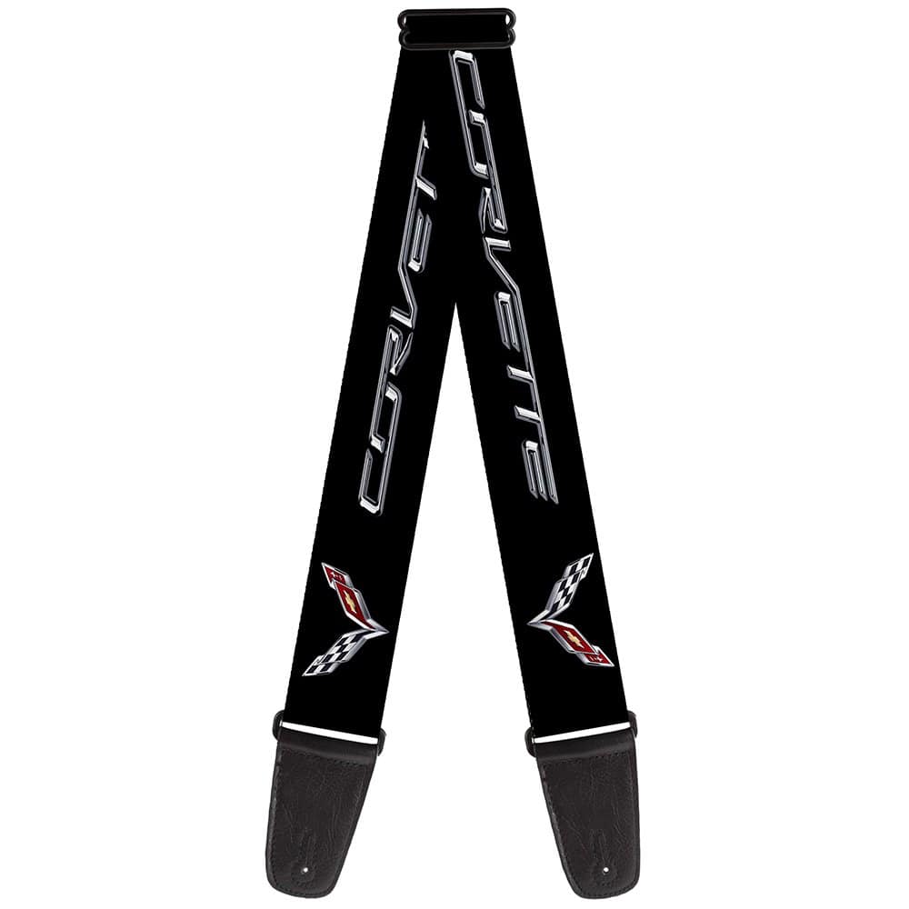 Correa para guitarra Buckle-Down - LOGO CORVETTE/C7