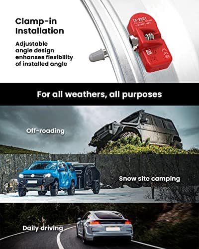 Sensor de presión de neumáticos 315MHz TPMS de 4 piezas | - Imagen 5