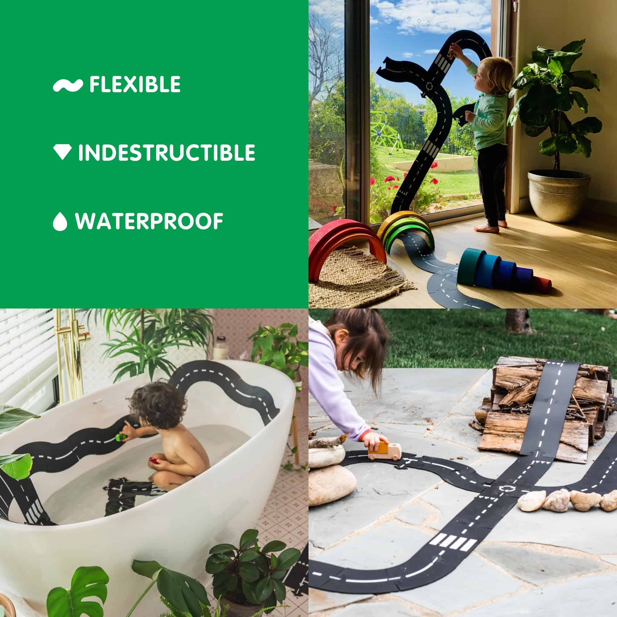 Circuito Waytoplay Highway de 24 Piezas para Coches de - Imagen 3