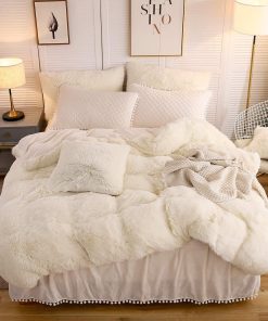 Juego de Funda Nórdica de Lujo Plush Shaggy de LIFEREVO,