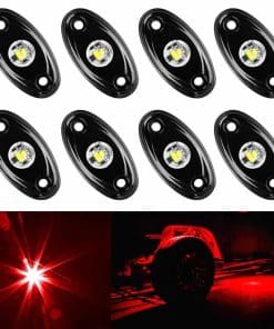 Kit de 8 luces LED para roca Amak Rojas - Luces LED neon