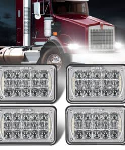 Faros LED SPL Actualizados de 60W 4x6 Pulgadas con DRL para