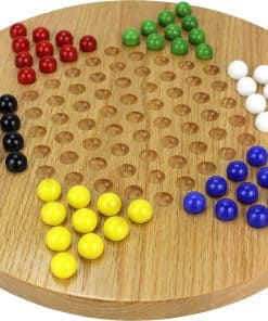 Tablero de Damas Chinas de Roble - Hecho en EE. UU.