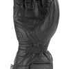 Guantes Calefactables de Cuero para Moto para Hombres