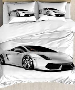 Juego de Funda nórdica Lunarable Cars, Coche -Gris Negro Gri