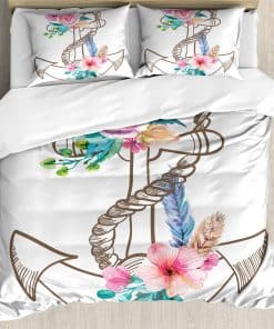 Juego de Funda Nórdica Ambesonne -Rosa Lila