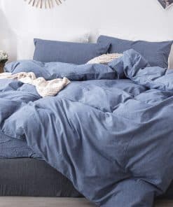 Juego de Funda de Edredón MooMee Bedding -Azul