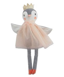 Muñeca Princesa Pingüino MON AMI con Tul Rosa - 18”, Muñeco
