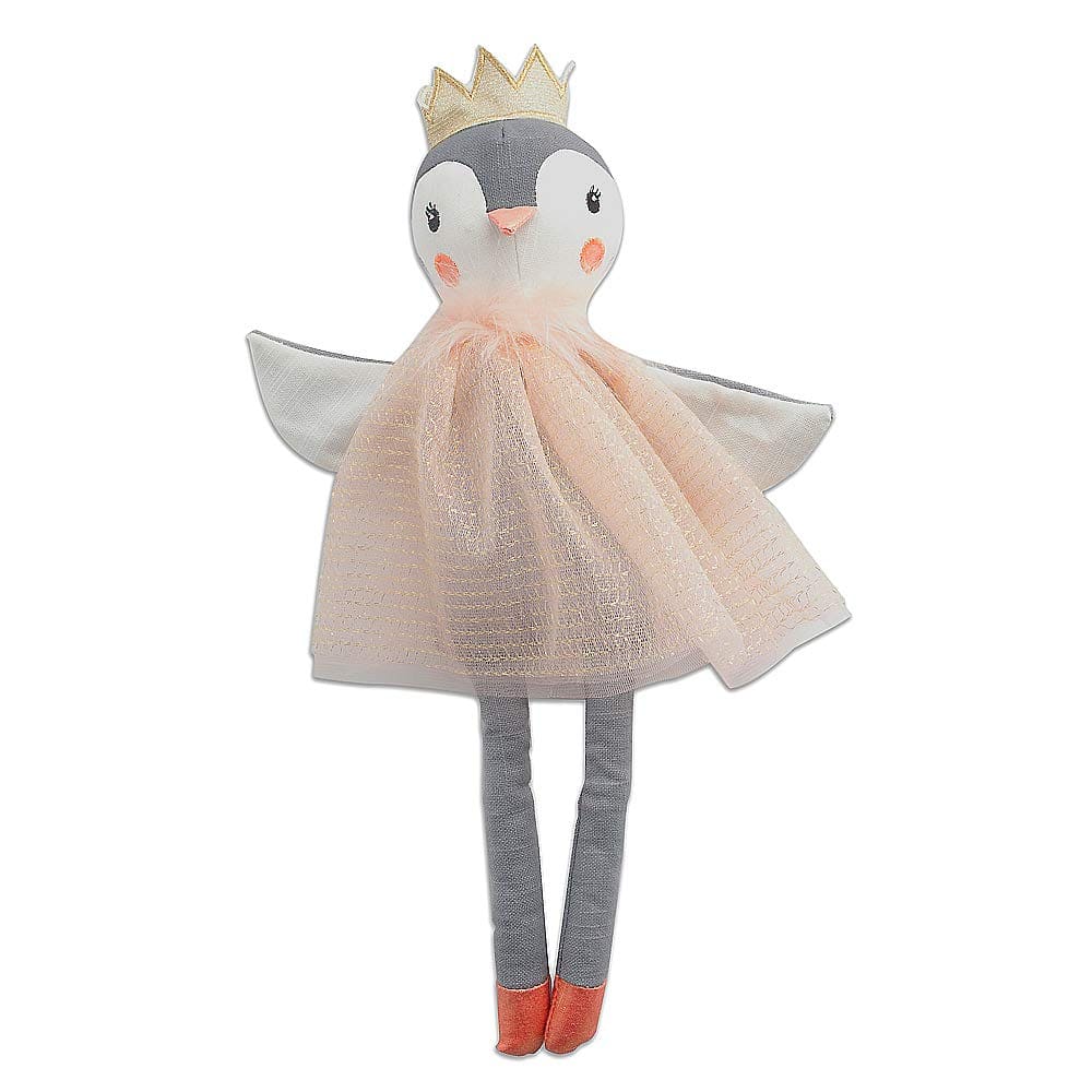 Muñeca Princesa Pingüino MON AMI con Tul Rosa - 18”, Muñeco
