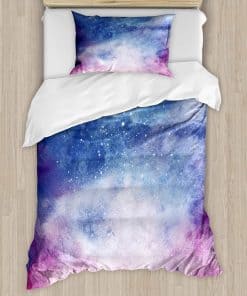 Juego de Funda Nórdica Ambesonne Navy and Blush, Estilo