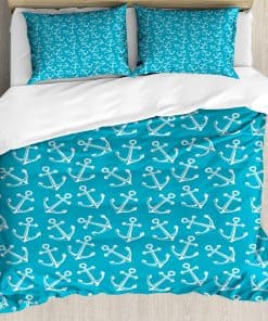Juego de Funda Nórdica Ambesonne Anchor, Patrón de Crucero