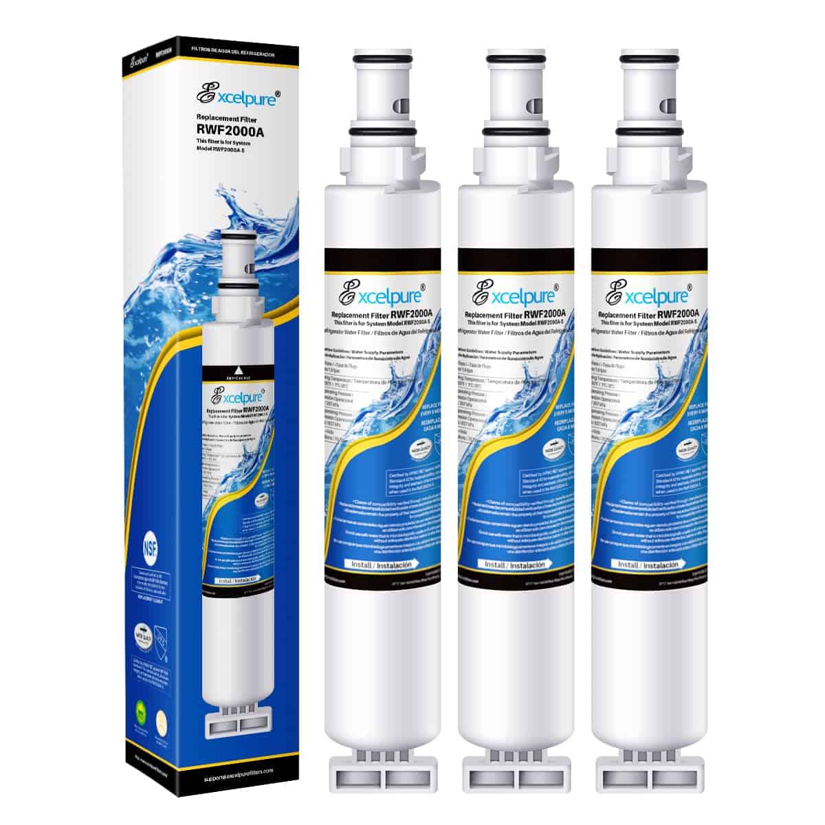 Filtro de Agua para Refrigerador EXCELPURE 4396701
