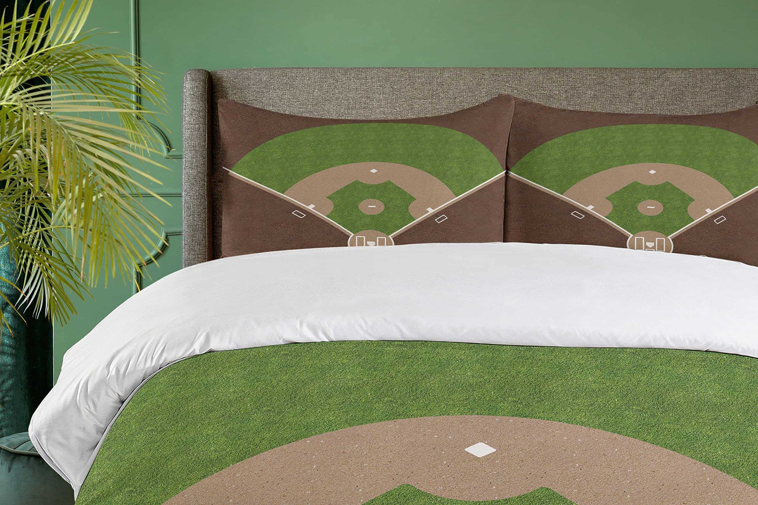 Juego de Funda Nórdica Lunarable Sports, Campo de Béisbol - Imagen 4