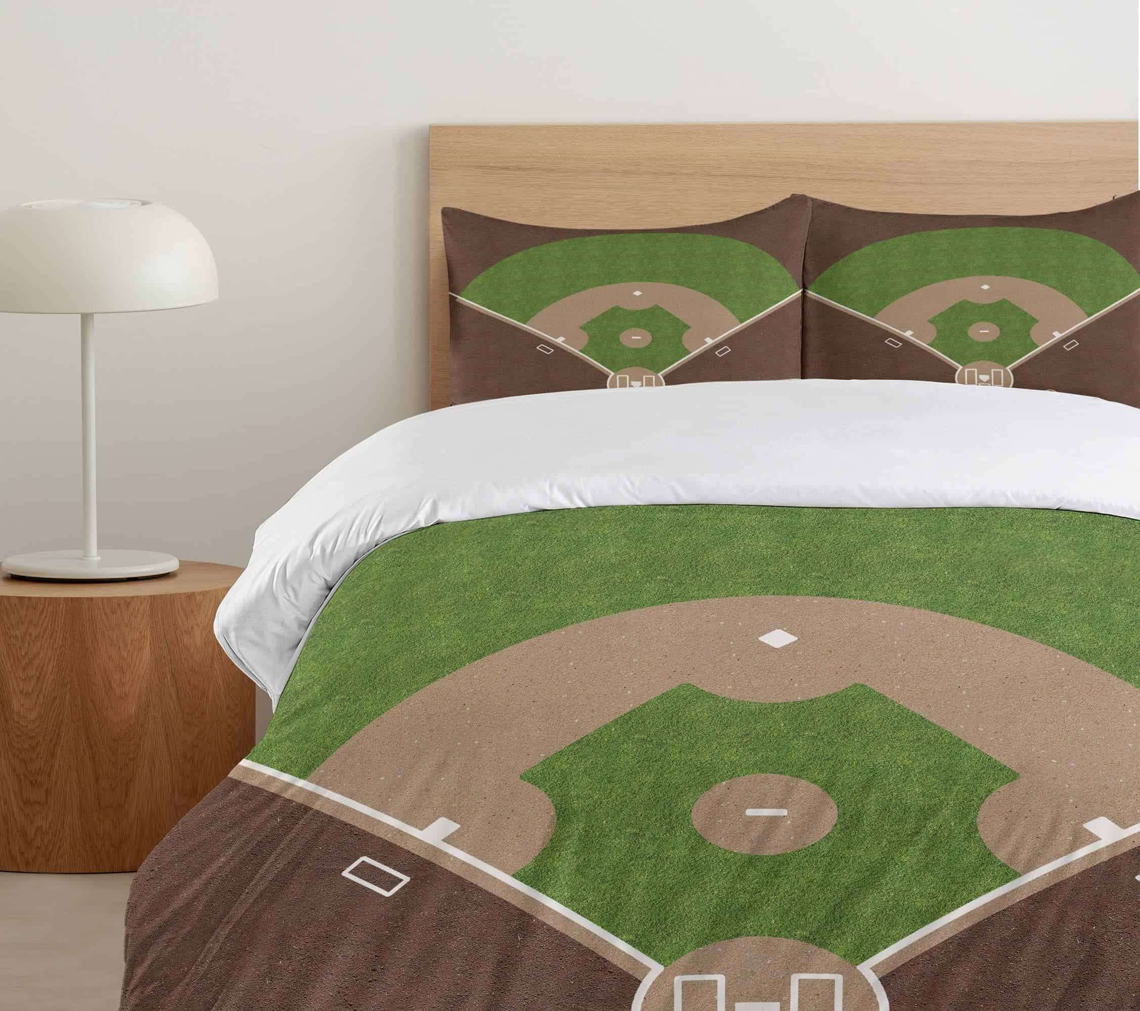 Juego de Funda Nórdica Lunarable Sports, Campo de Béisbol - Imagen 6