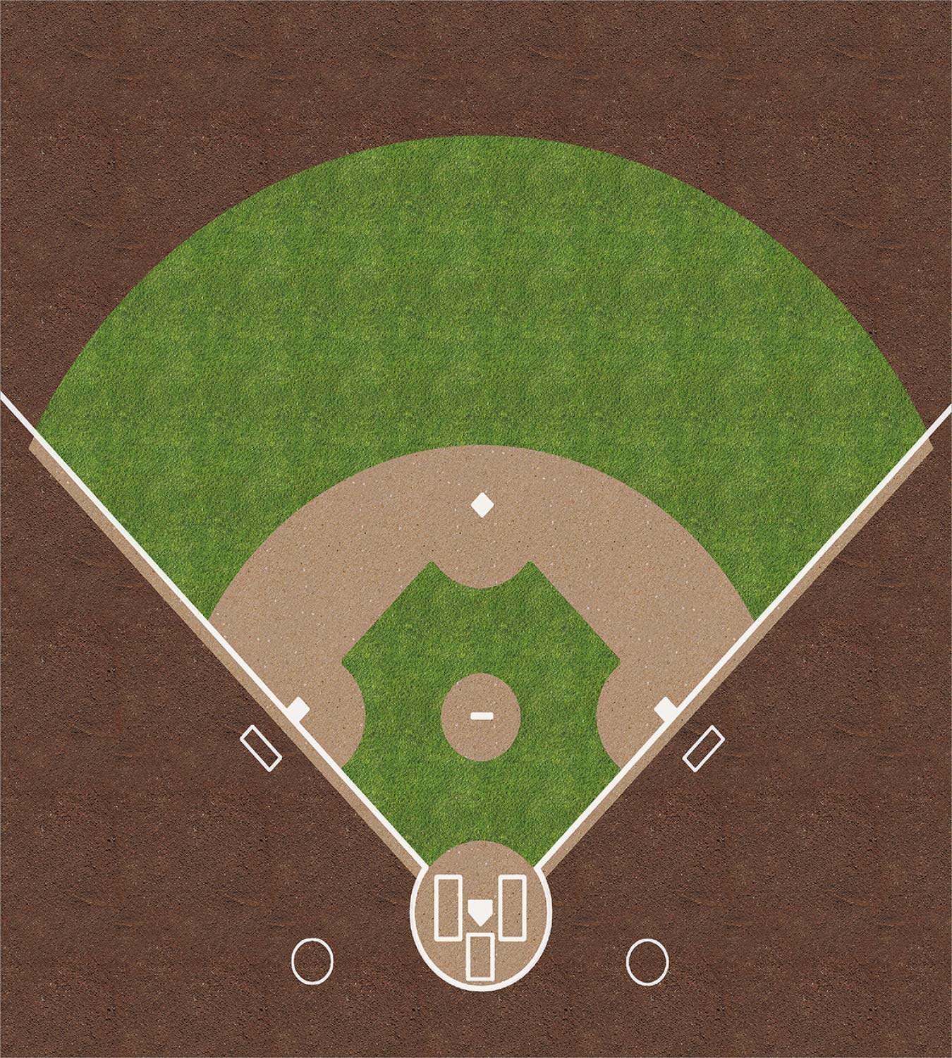 Juego de Funda Nórdica Lunarable Sports, Campo de Béisbol - Imagen 3