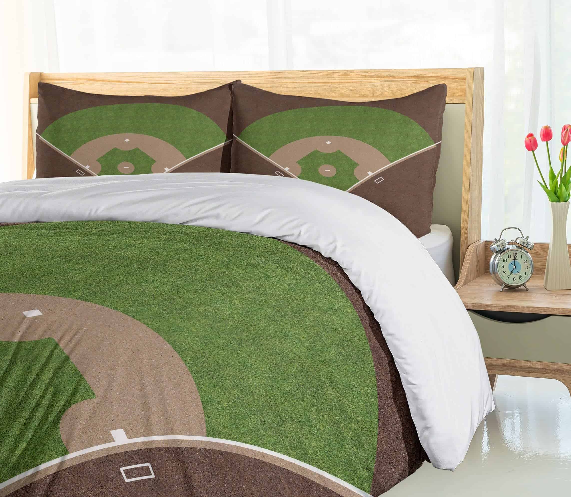 Juego de Funda Nórdica Lunarable Sports, Campo de Béisbol - Imagen 5