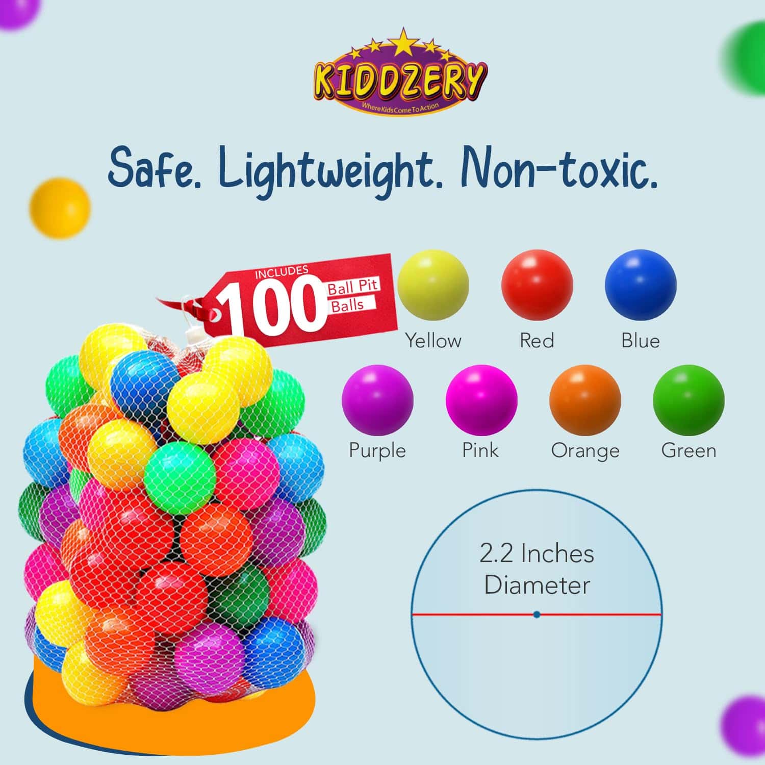 Tienda de Juego de Pelotas Kiddey para Niños - Incluye 100 - Imagen 3