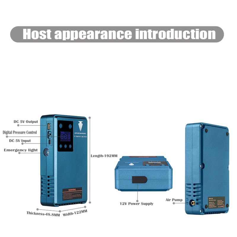 Arrancador de Batería con Compresor de Aire, Arrancador de - Imagen 5