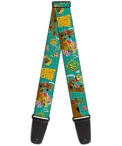 Correa de guitarra Buckle-Down - Scooby Doo & Snacks/Hueso
